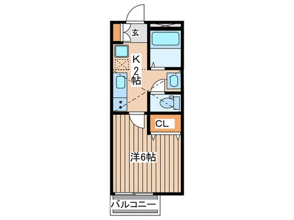 クレアフォーチュン畳屋丁の物件間取画像